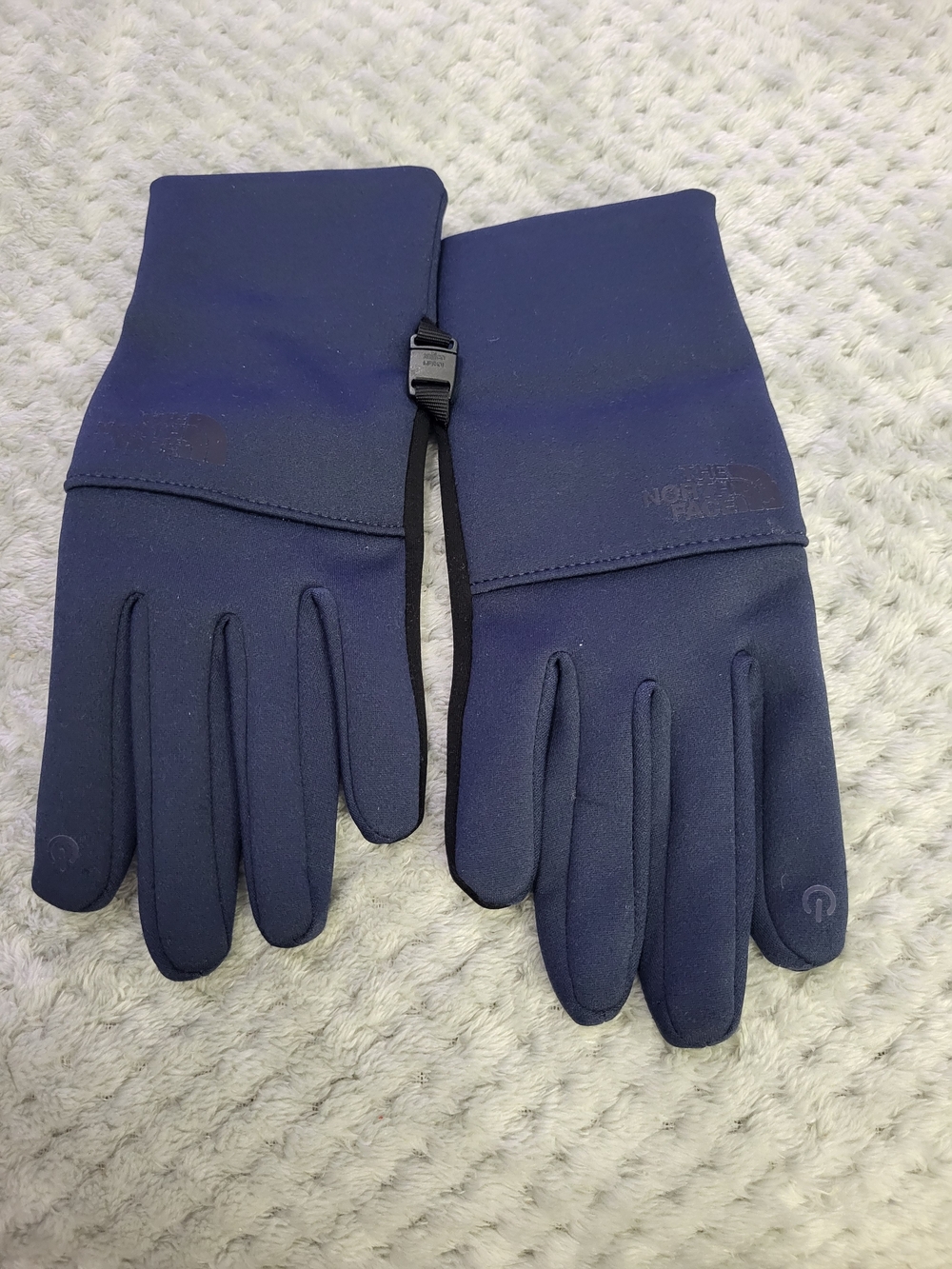 The North Face Navy Touchscreen Gloves Medium